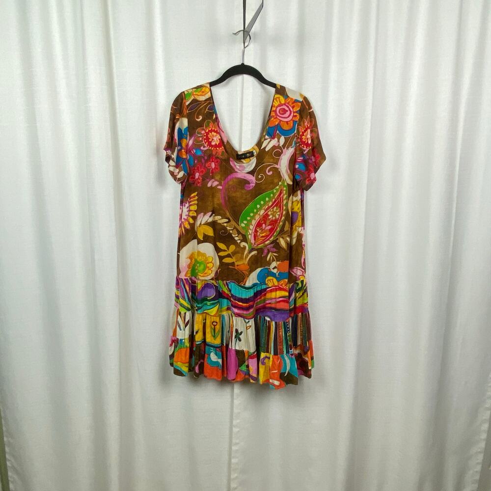 Jams World Vintage Hattie Dress in Chocolate Love Sz.M